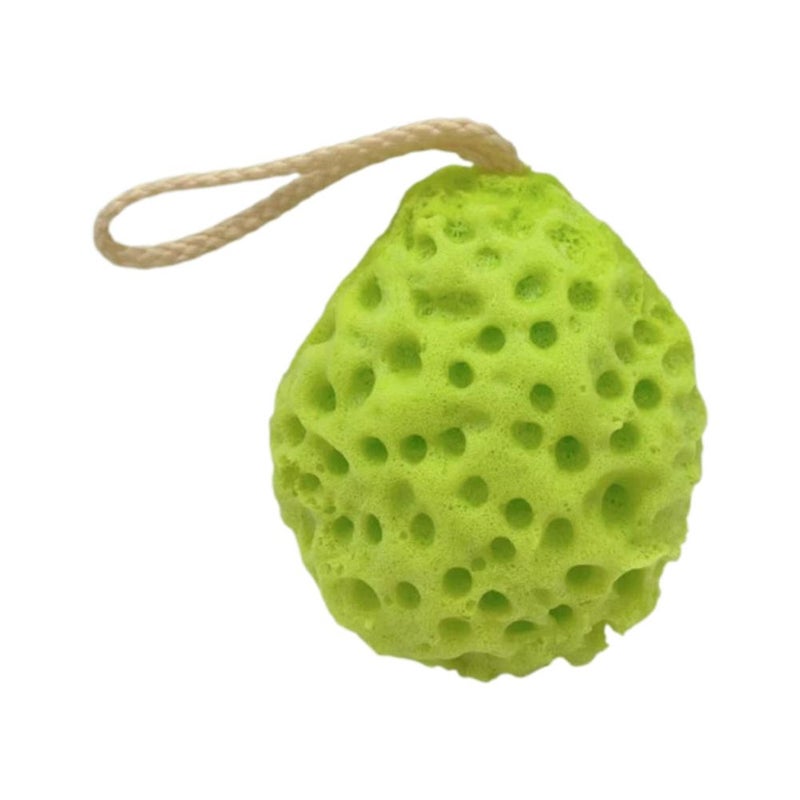 Cheese bath ball, extra-dense honeycomb bath sponge, children's bath foam, won't scatter, large size bath ball.